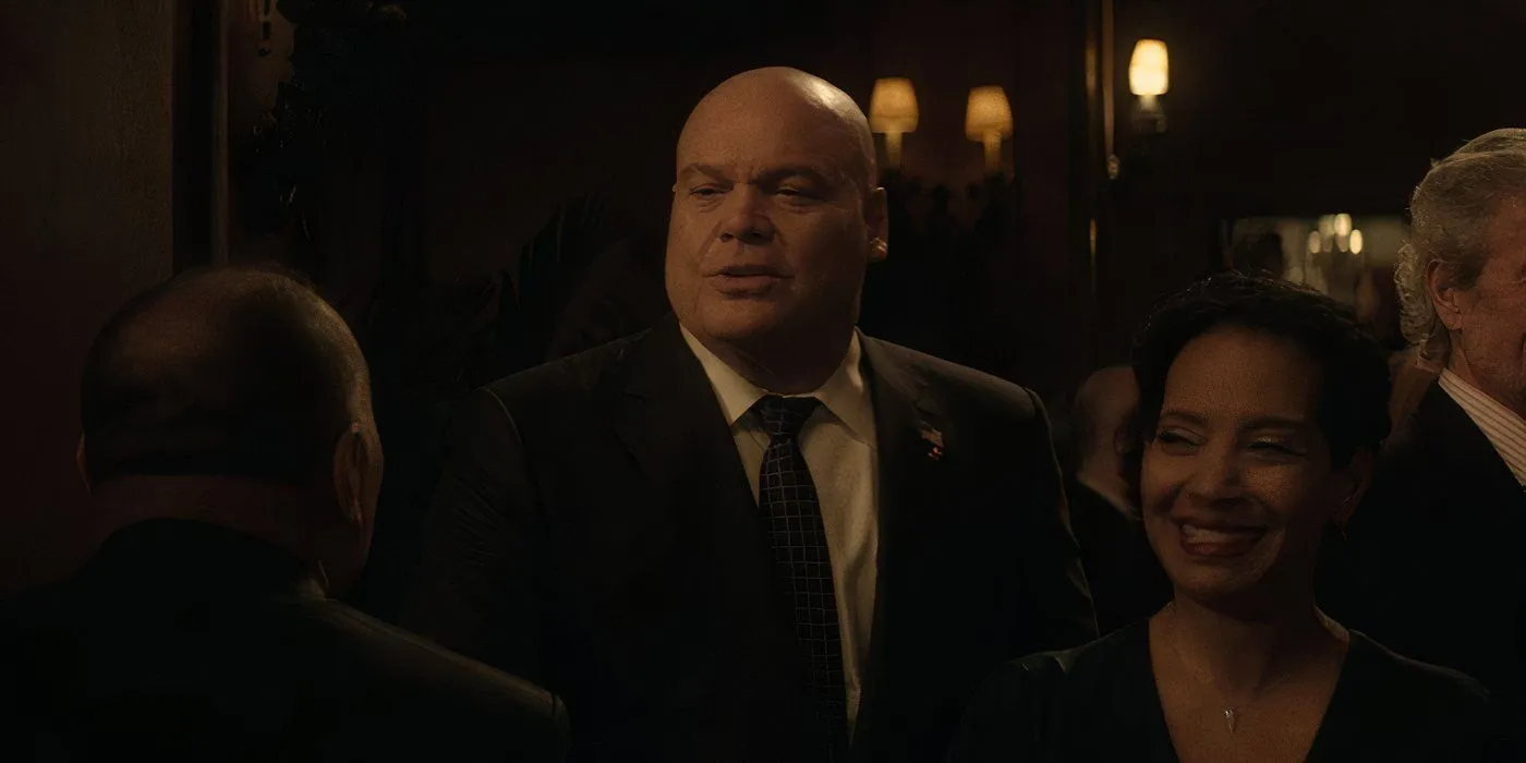 Wilson Fisk at his fundraising gala Wilson Fisk at his fundraising gala