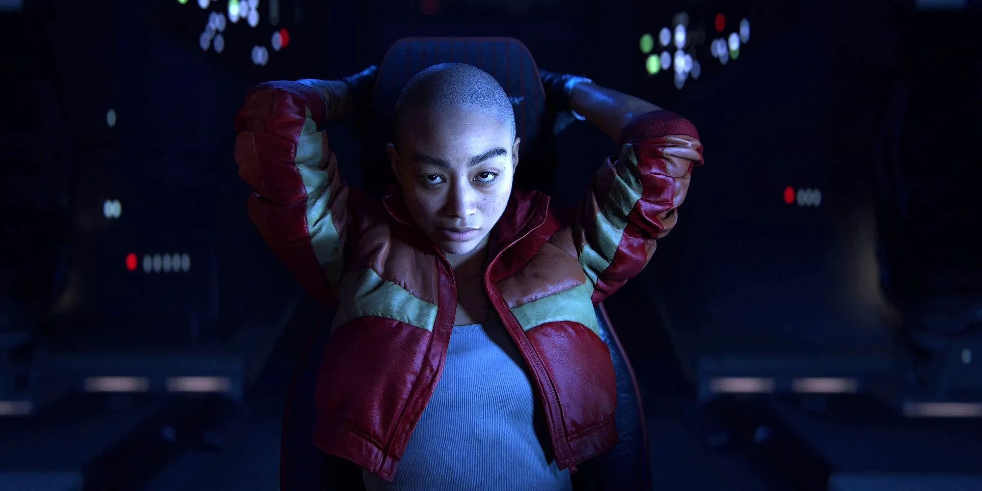 Jordan from Intergalactic: The Heretic Prophet portrayed in a spaceship. Jordan from Intergalactic: The Heretic Prophet portrayed in a spaceship.