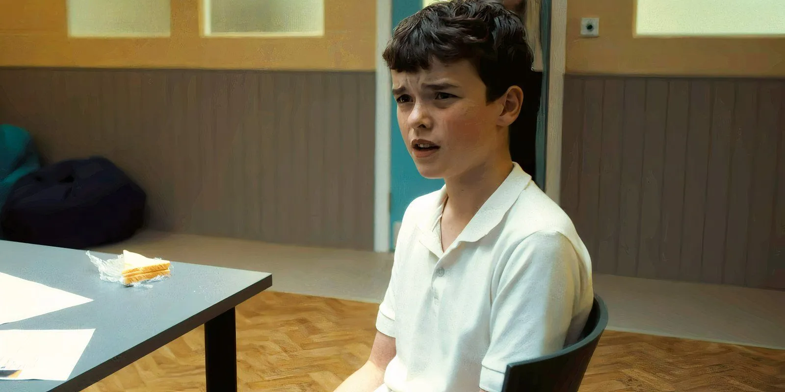 Jamie Upset During Interview in Adolescence Jamie Upset During Interview in Adolescence