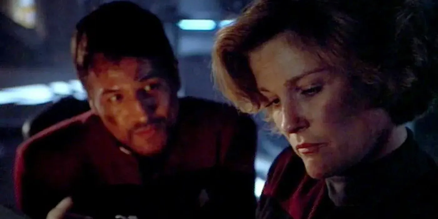 Janeway and Chakotay Janeway and Chakotay