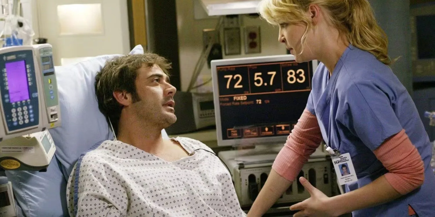 Denny and Izzie on Grey's Anatomy