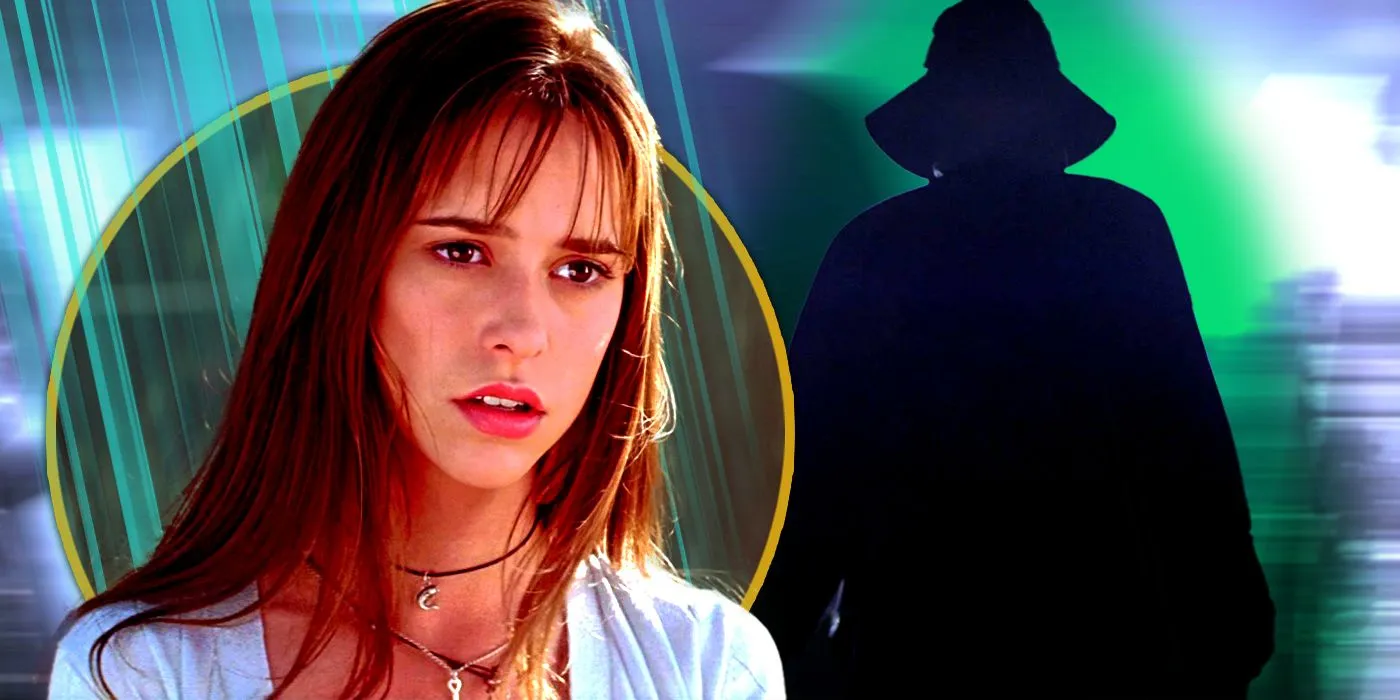 Jennifer Love Hewitt as Julie looking concerned at The Fisherman in I Know What You Did Last Summer Jennifer Love Hewitt as Julie looking concerned at The Fisherman in I Know What You Did Last Summer