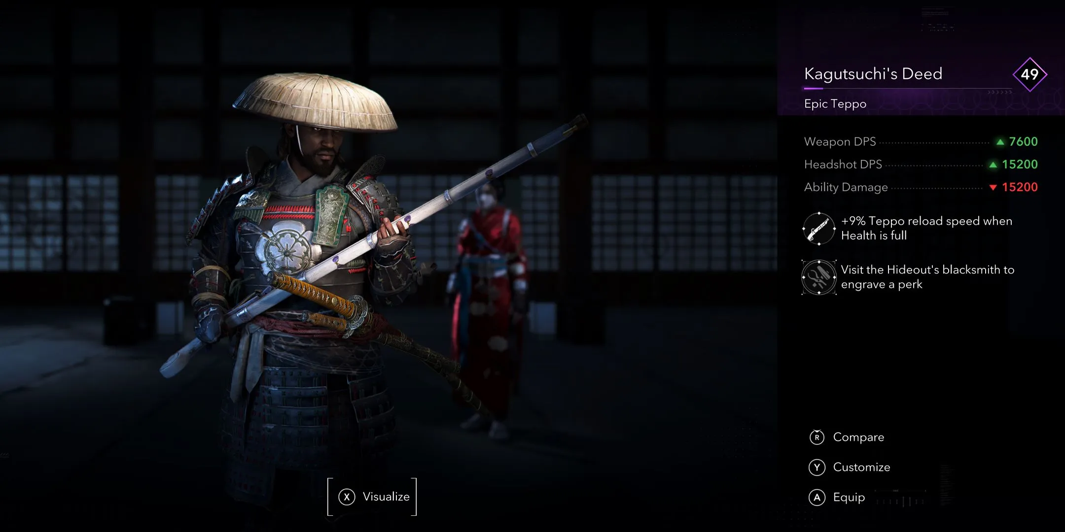 Epic Teppo Kagutsuchi's Deed