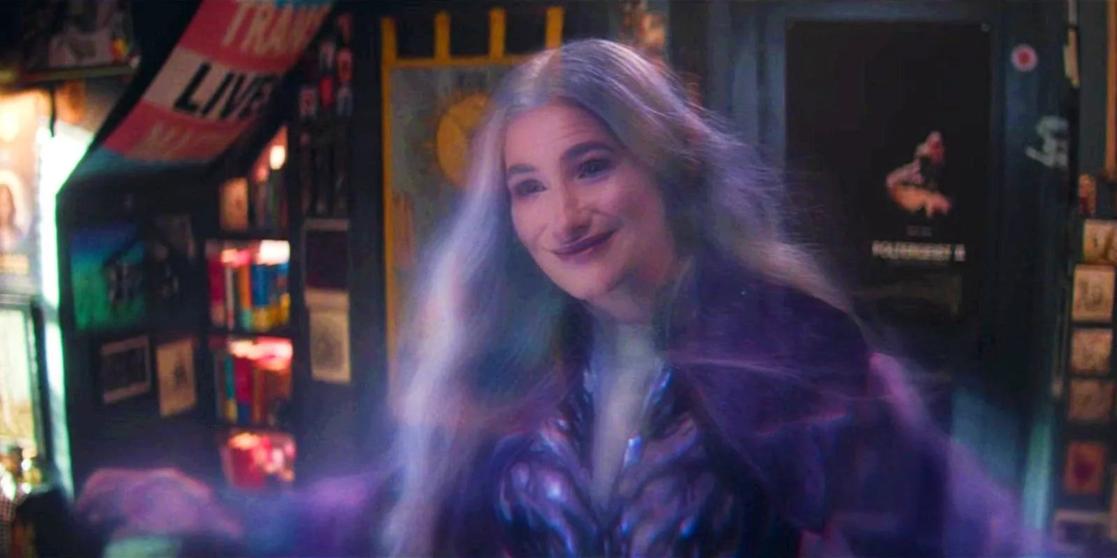 Kathryn Hahn as Agatha Harkness in a pivotal moment
