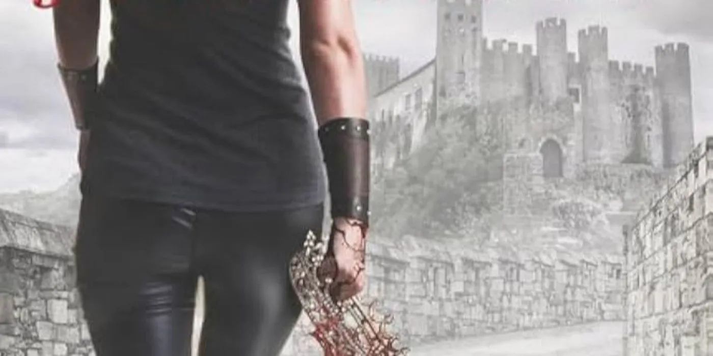 Kill The Queen cover featuring a woman in black holding a bloody crown