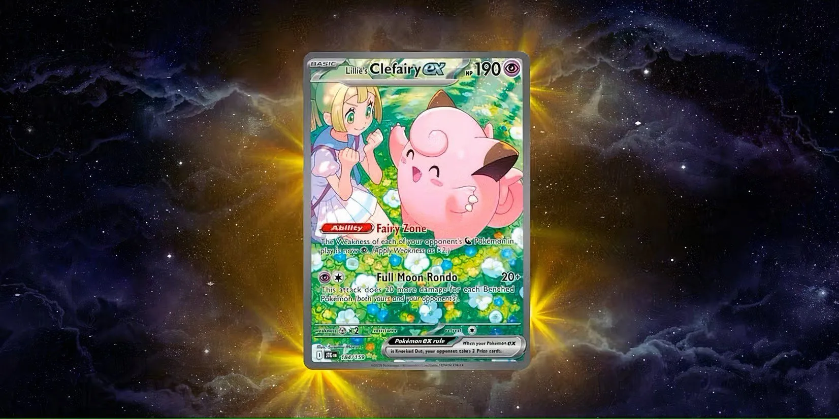Lillie's Clefairy ex Card Lillie's Clefairy ex Card
