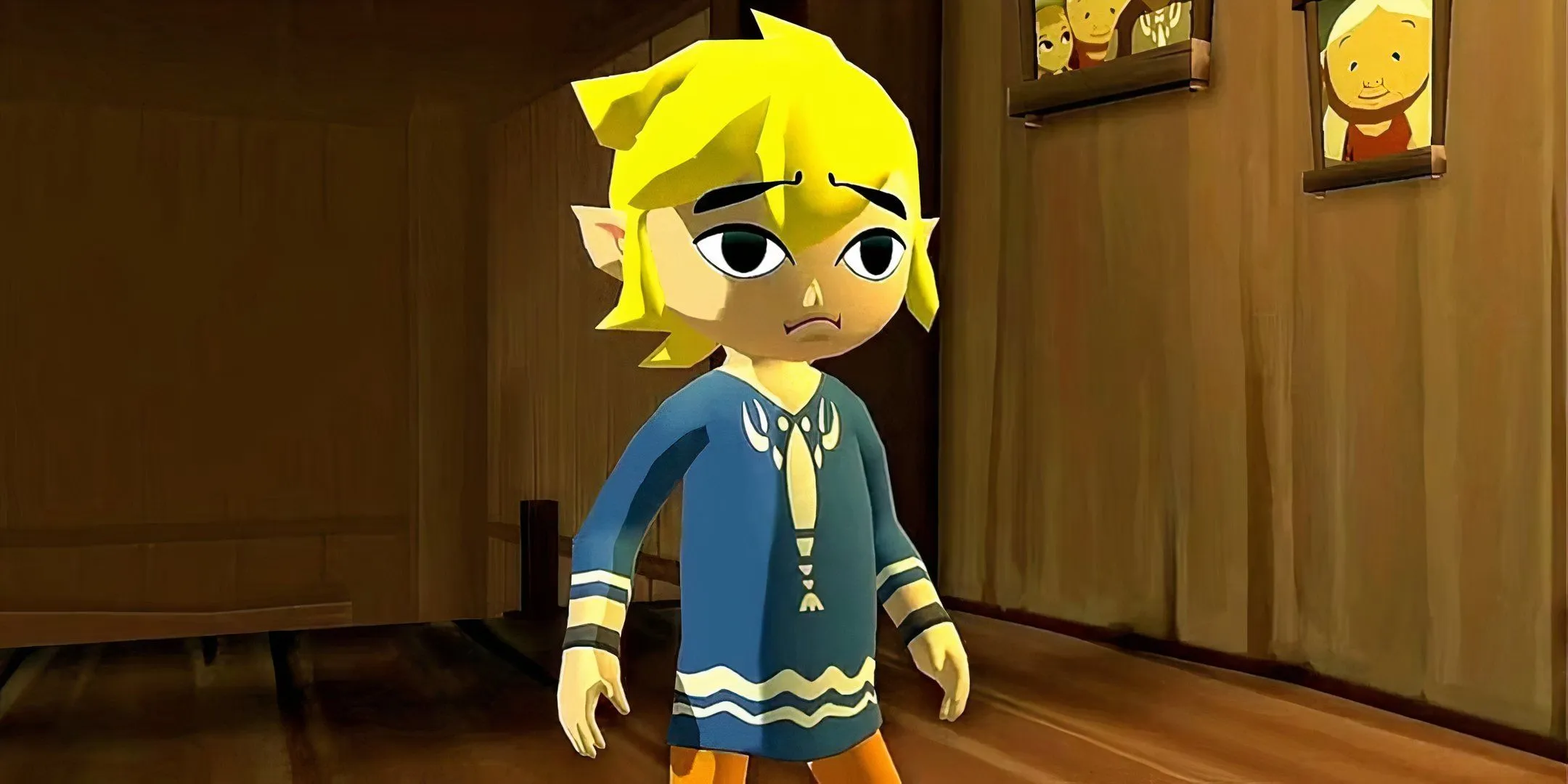 Link looking sad in Wind Waker Link looking sad in Wind Waker