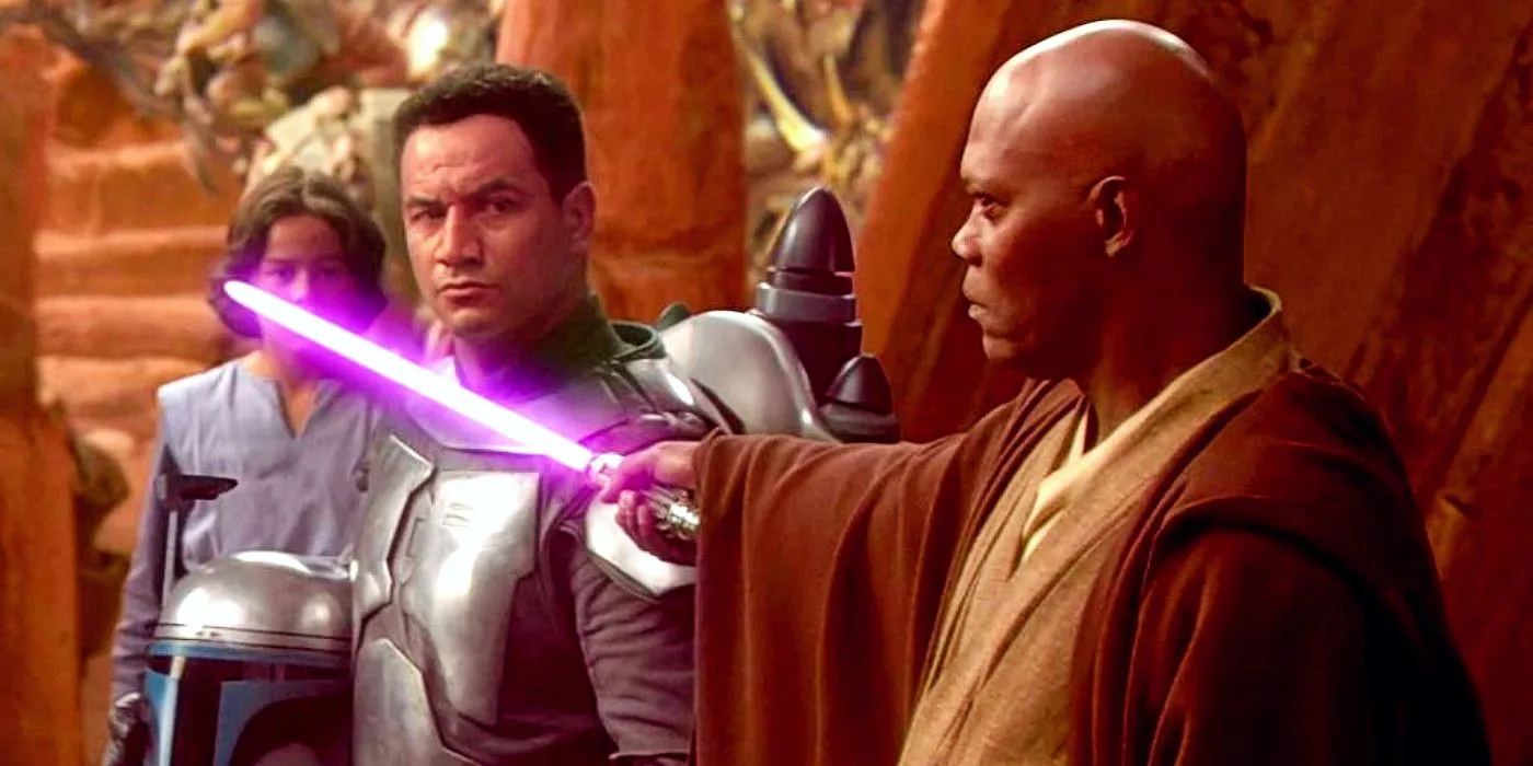 Mace Windu in Star Wars Episode II
