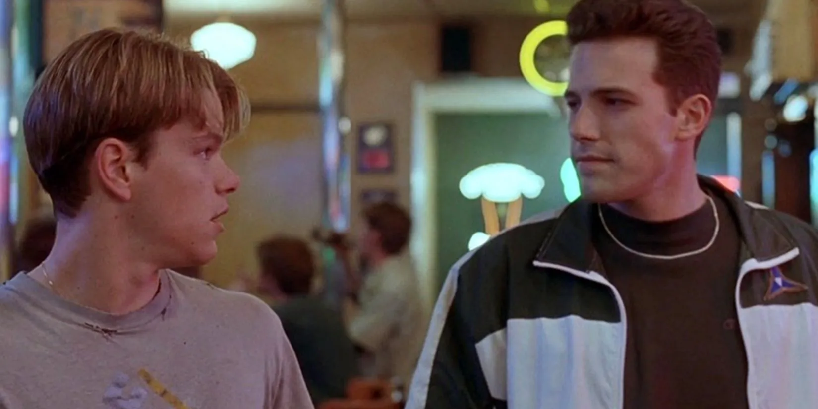 Matt Damon and Ben Affleck in Good Will Hunting Matt Damon and Ben Affleck in Good Will Hunting