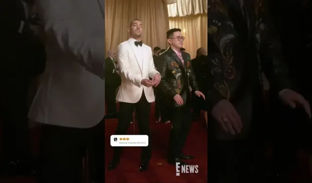 Bowen Yang과 Matt Rogers, 오스카 시상식에서 눈부신 글래머로 빛나다