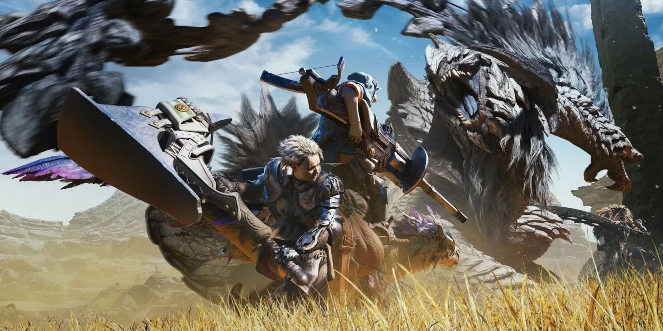 Monster Hunter Wilds combat scene
