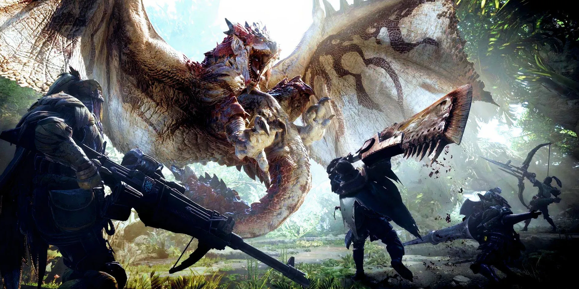 Monster Hunter World Characters Fighting Monster Hunter World Characters Fighting