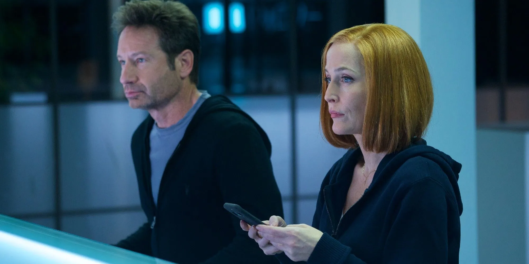 Mulder and Scully from The X-Files