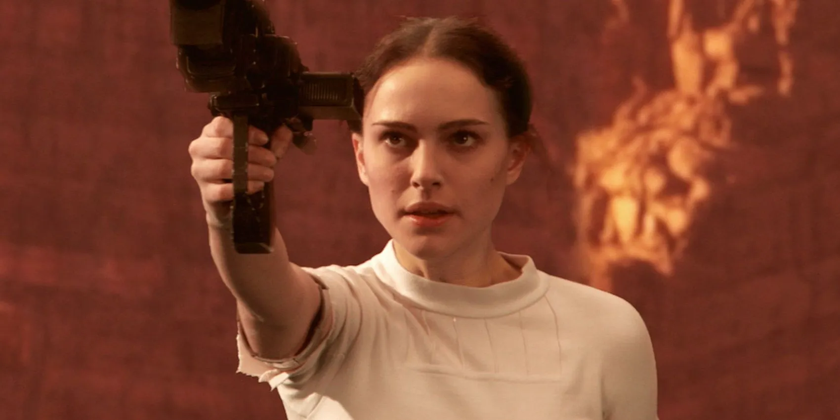 Padmé with a Blaster Padmé with a Blaster