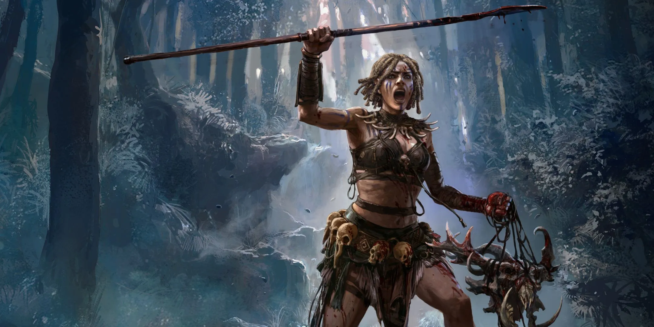 Huntress in action