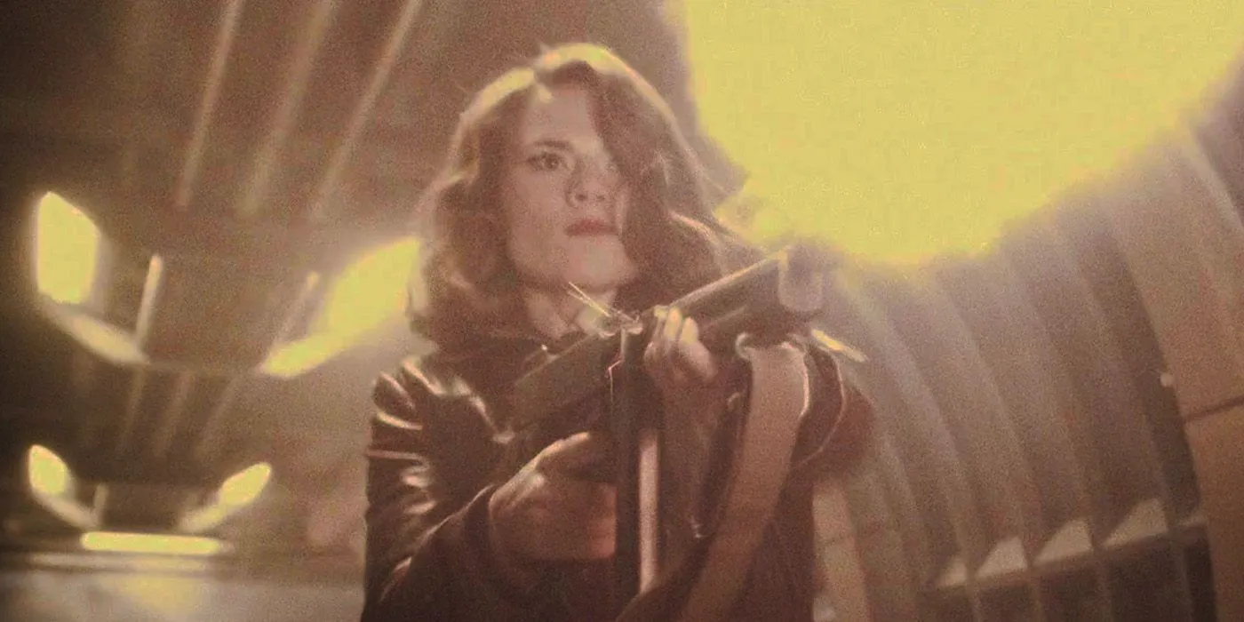 Peggy Carter Saving Steve Rogers