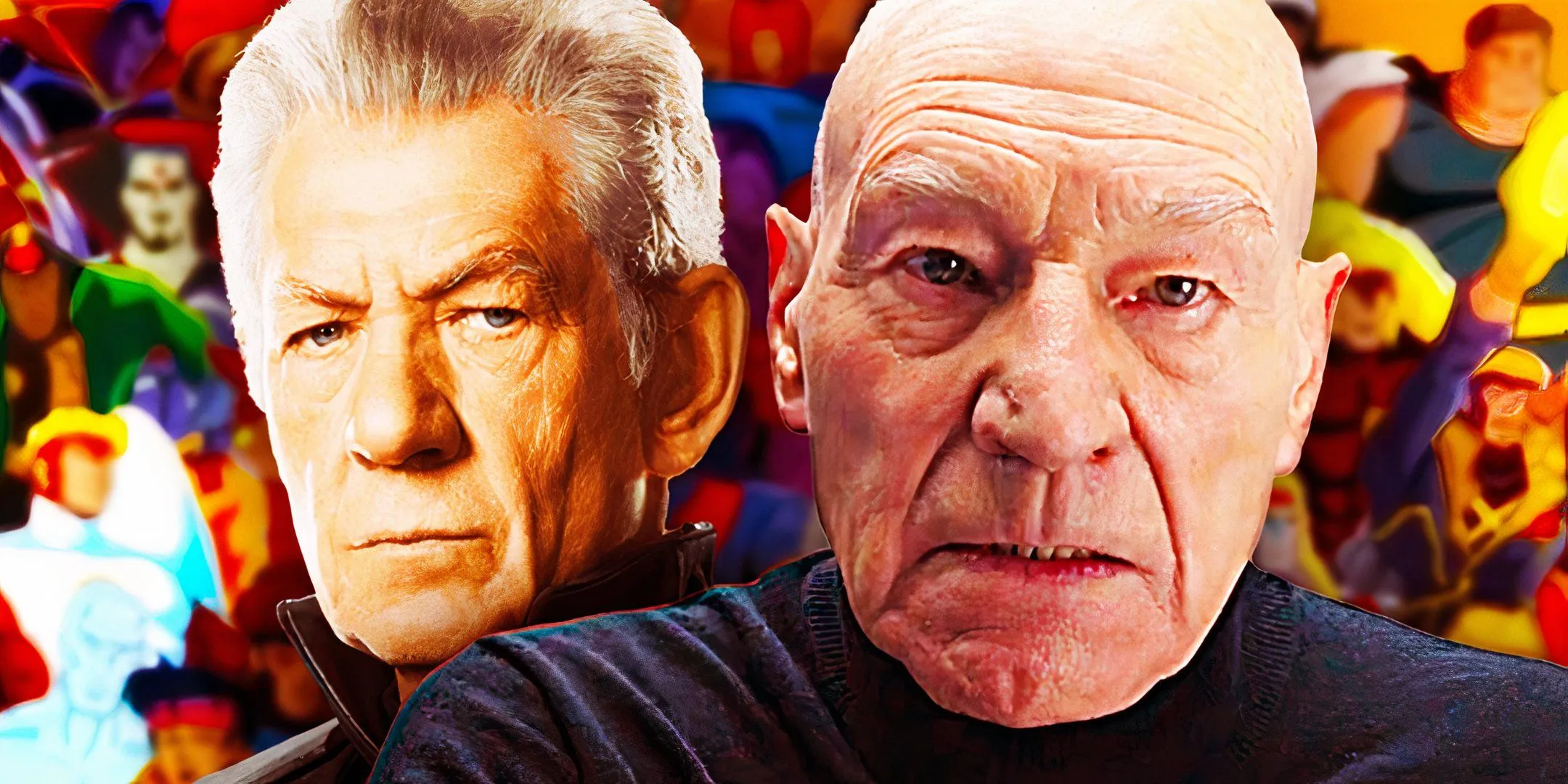 Professor X and Magneto from Marvel