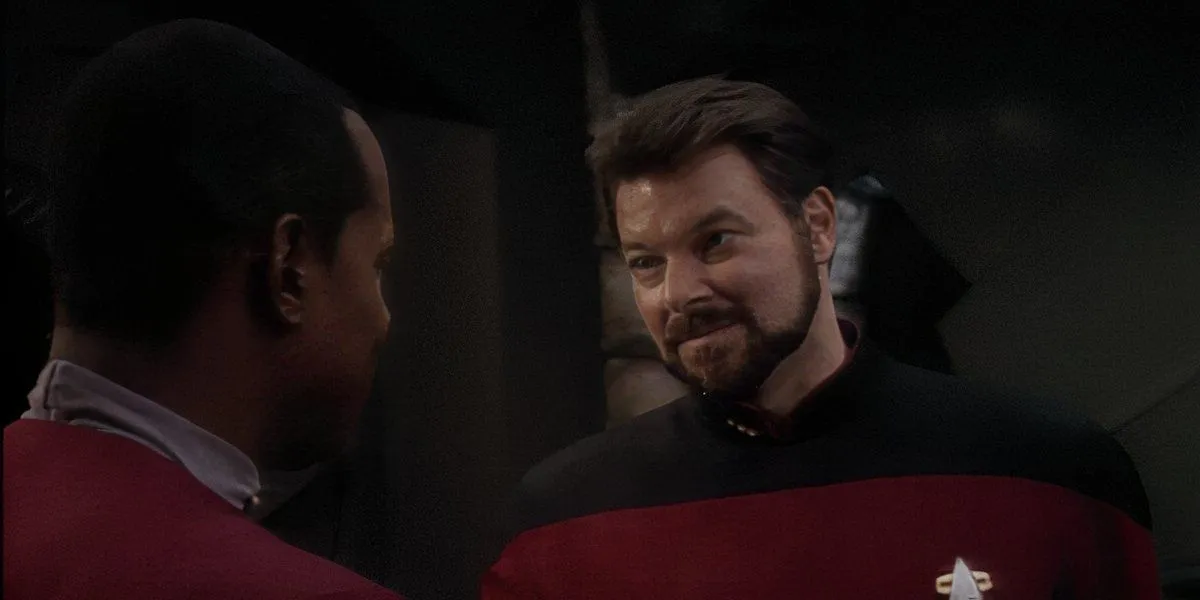 Riker and Sisko