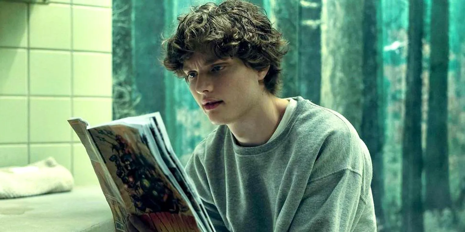 Sam reading in the woods in Gen V Sam reading in the woods in Gen V