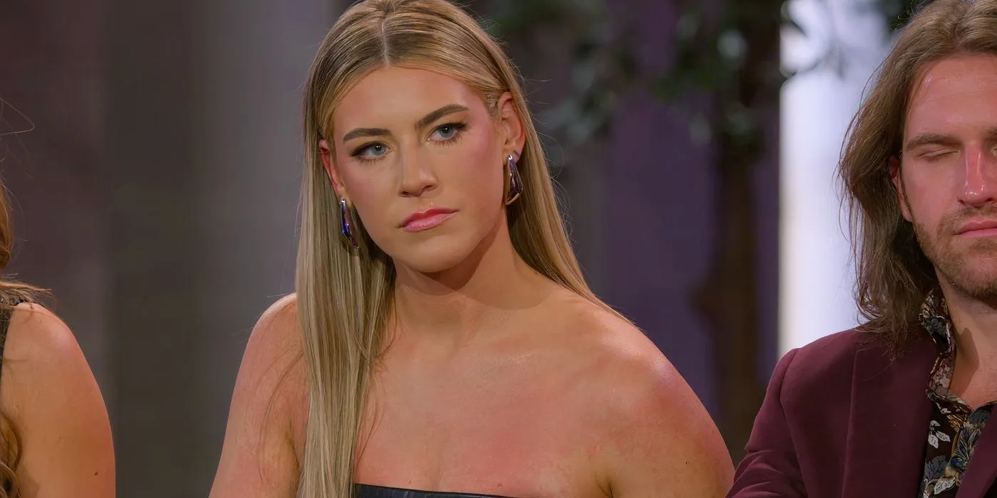 Close-up of Sara Carton at the Love Is Blind 8 Reunion