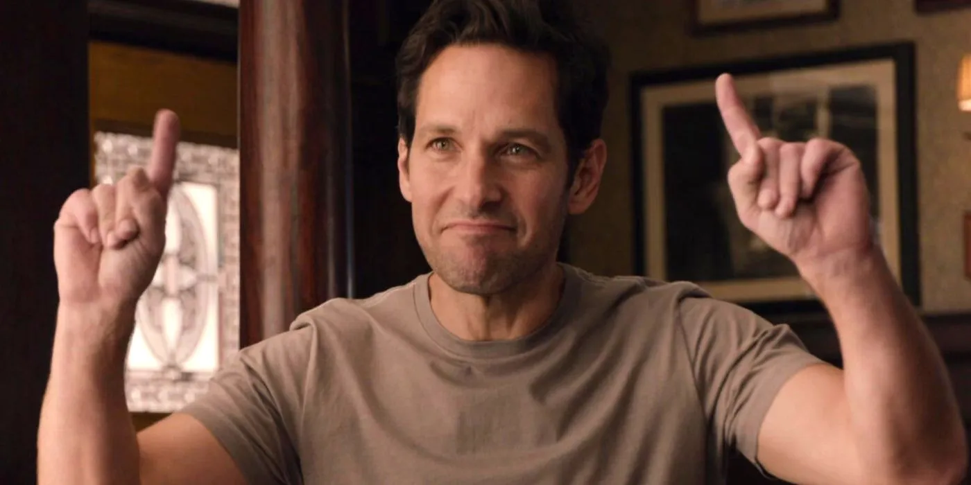 Paul Rudd as Scott Lang in Ant-Man