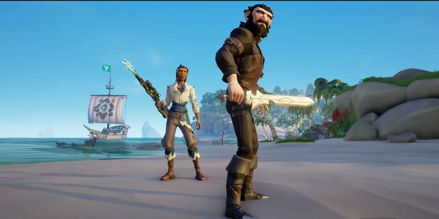Sea of Thieves Destiny 2 cosmetics models