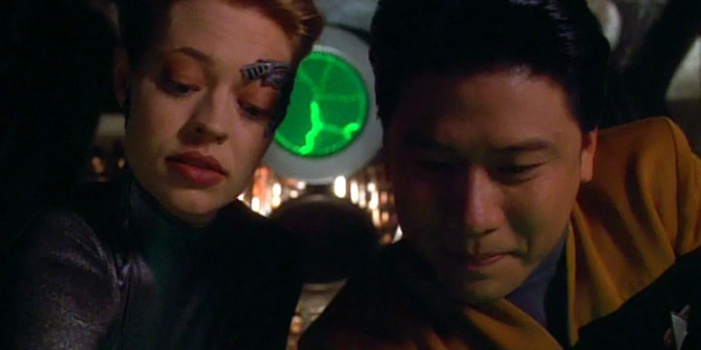 Seven of Nine and Harry Kim Seven of Nine and Harry Kim