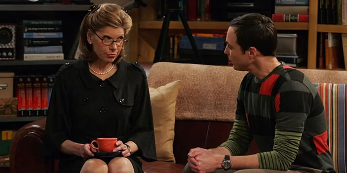 Beverly Hofstadter with Sheldon