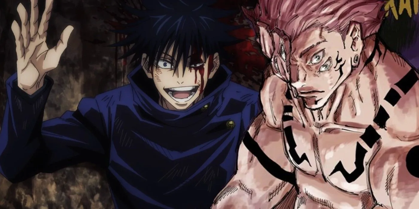 Sukuna and Megumi from Jujutsu Kaisen