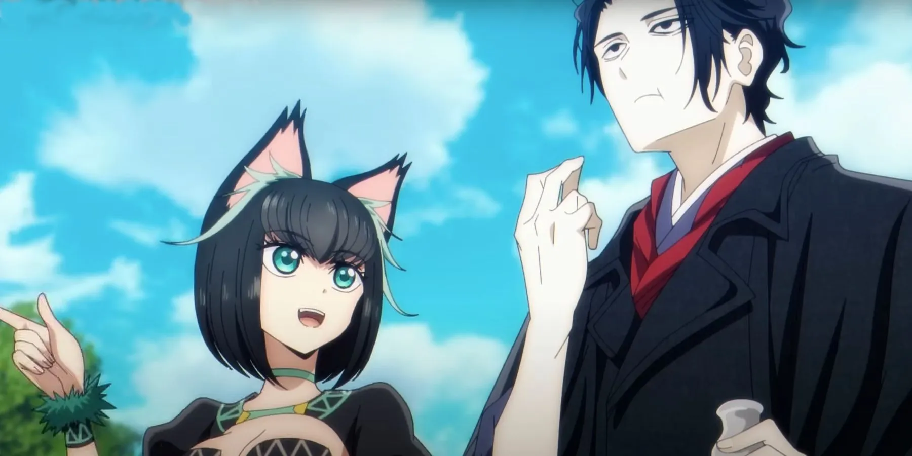 Tama and Sensei from the series Tama and Sensei from the series