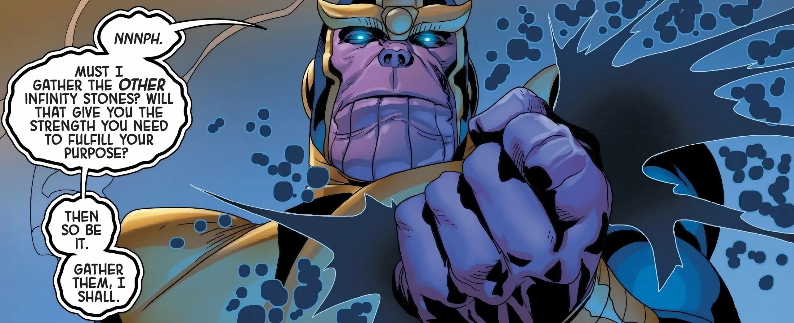 Thanos vows to collect the Infinity Stones