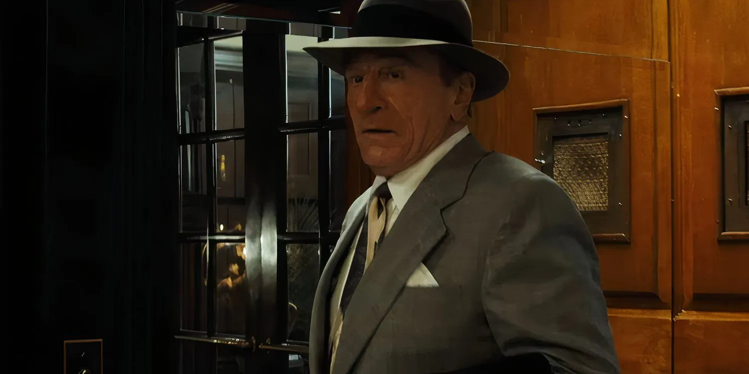 Robert De Niro as Frank Costello in The Alto Knights Robert De Niro as Frank Costello in The Alto Knights