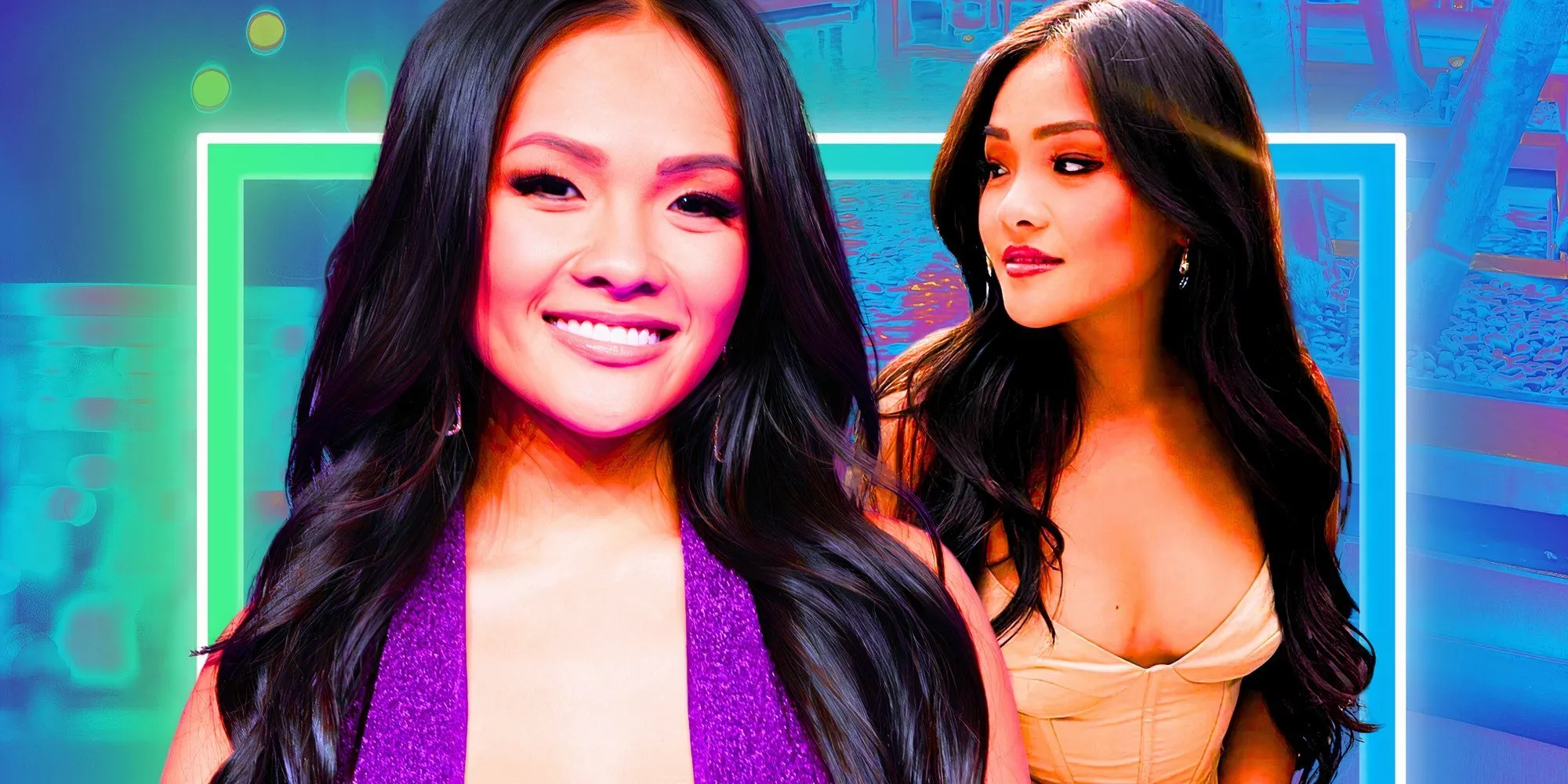 Jenn Tran in The Bachelorette montage Jenn Tran in The Bachelorette montage