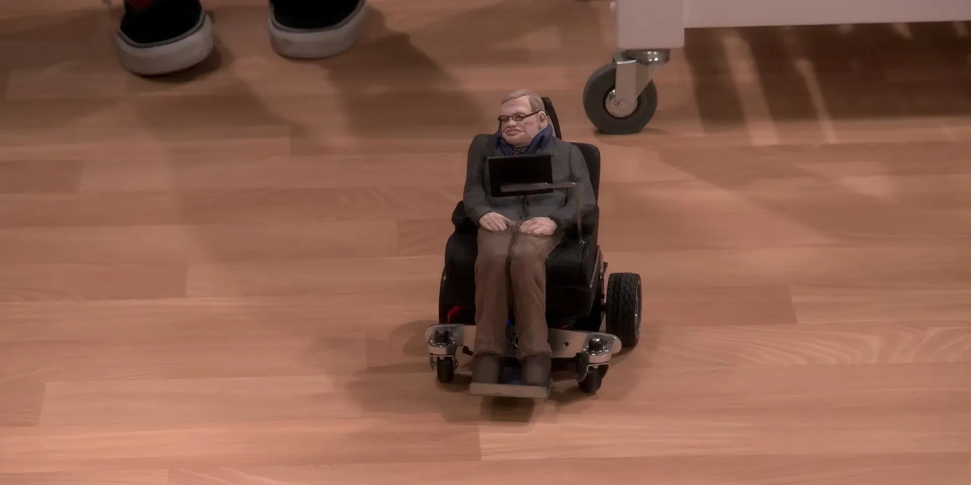 Howard with Stephen Hawking Toy