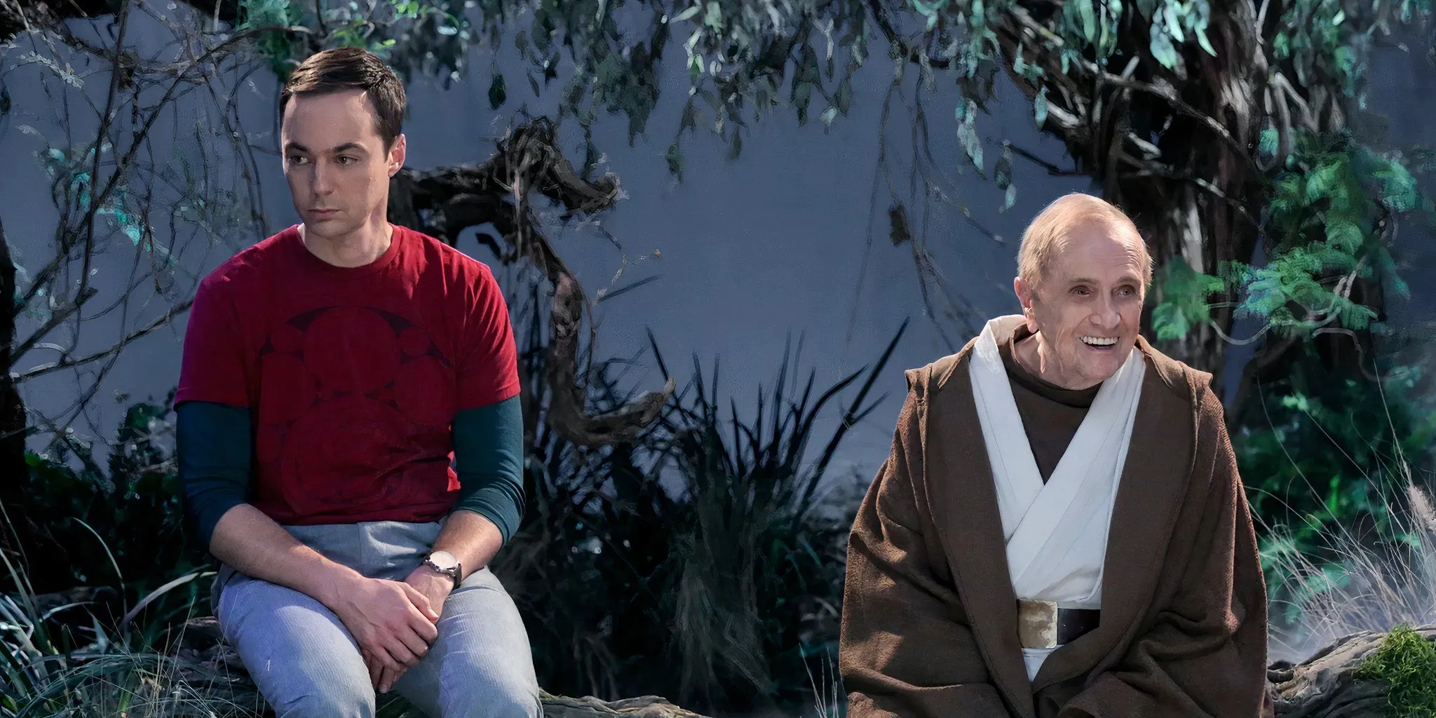Sheldon with Professor Proton