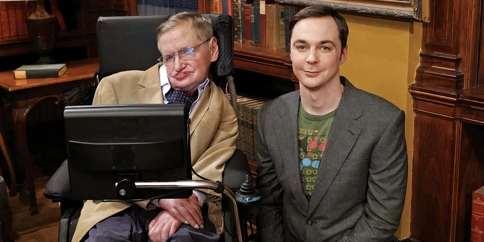 Sheldon and Stephen Hawking