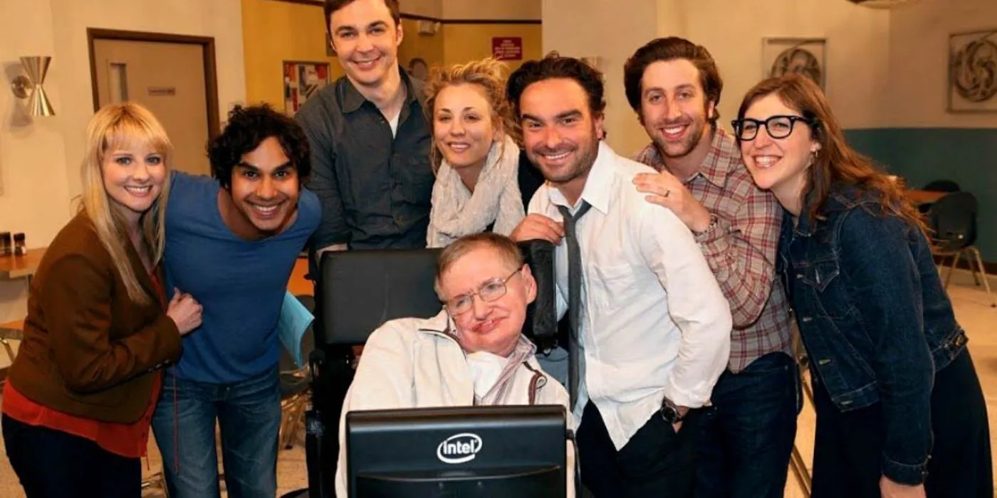 Stephen Hawking and Sheldon