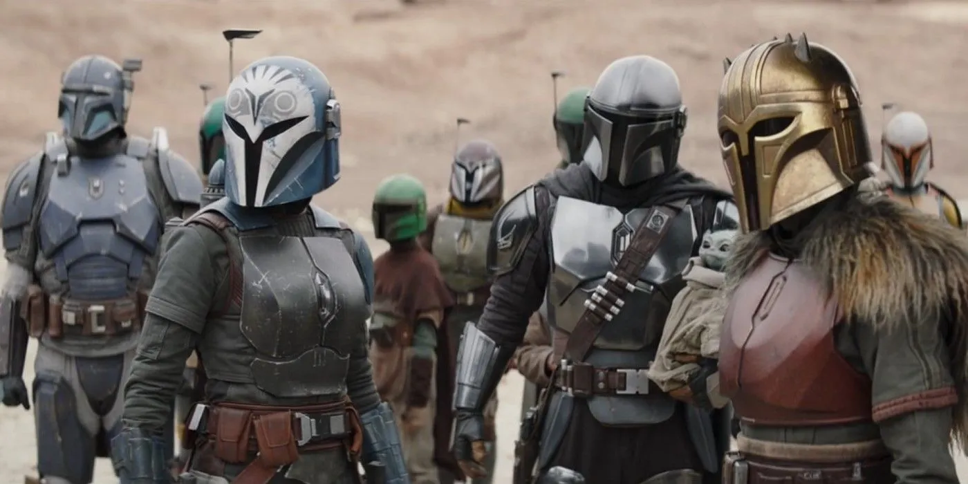 Scene from The Mandalorian Scene from The Mandalorian