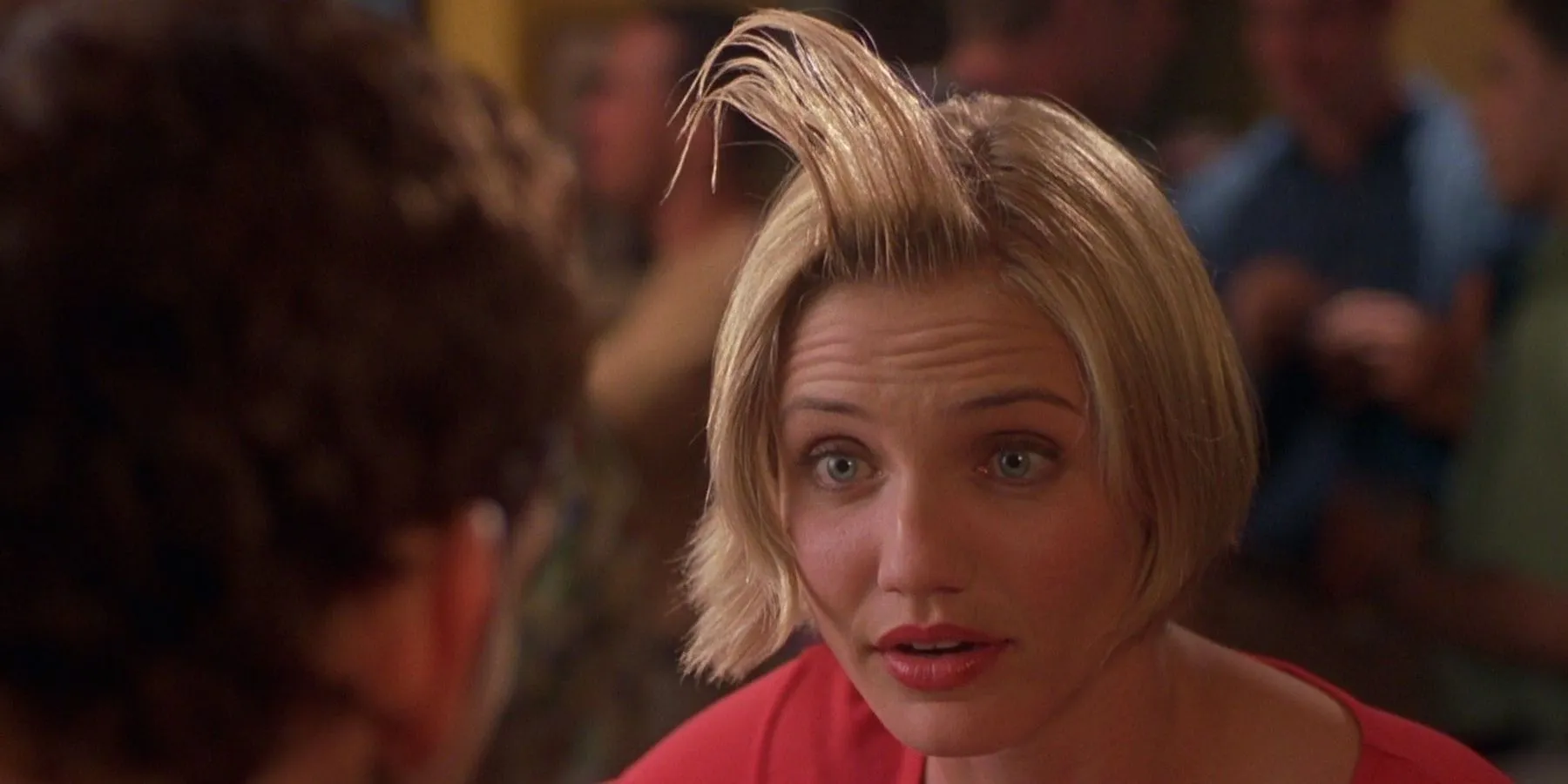 Cameron Diaz as Mary with gelled hair in There's Something About Mary.