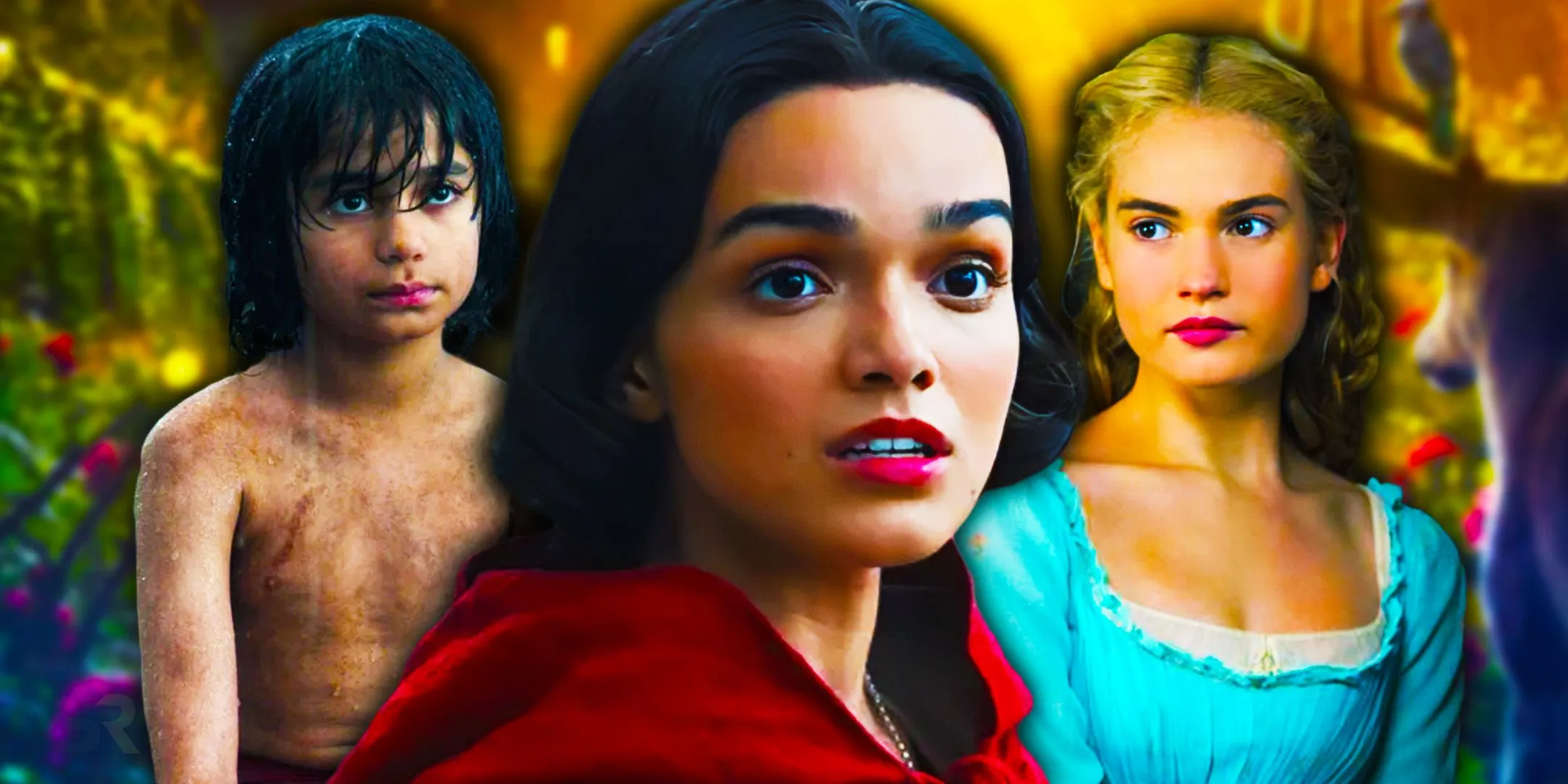 Jungle Book, Snow White and Cinderella in live action Disney films Jungle Book, Snow White and Cinderella in live action Disney films