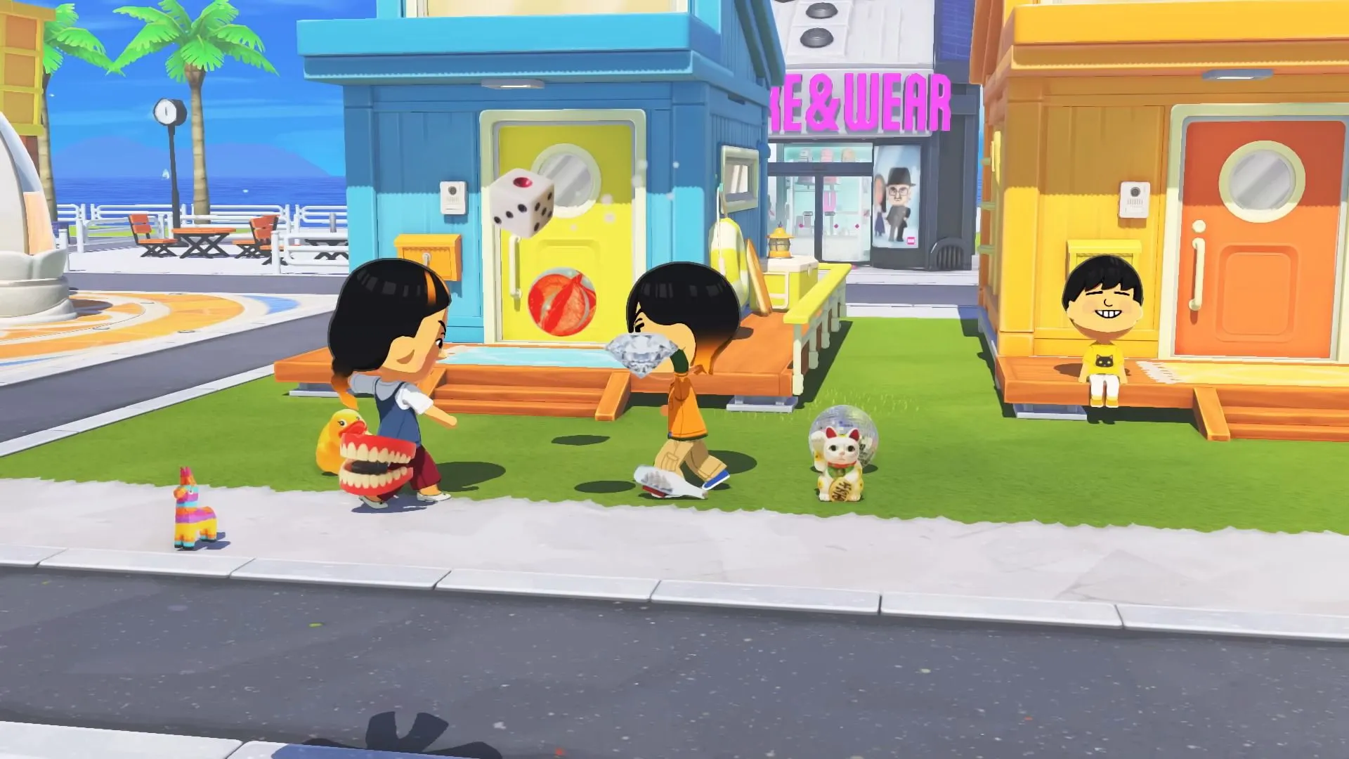 Miis in a comical argument Miis in a comical argument