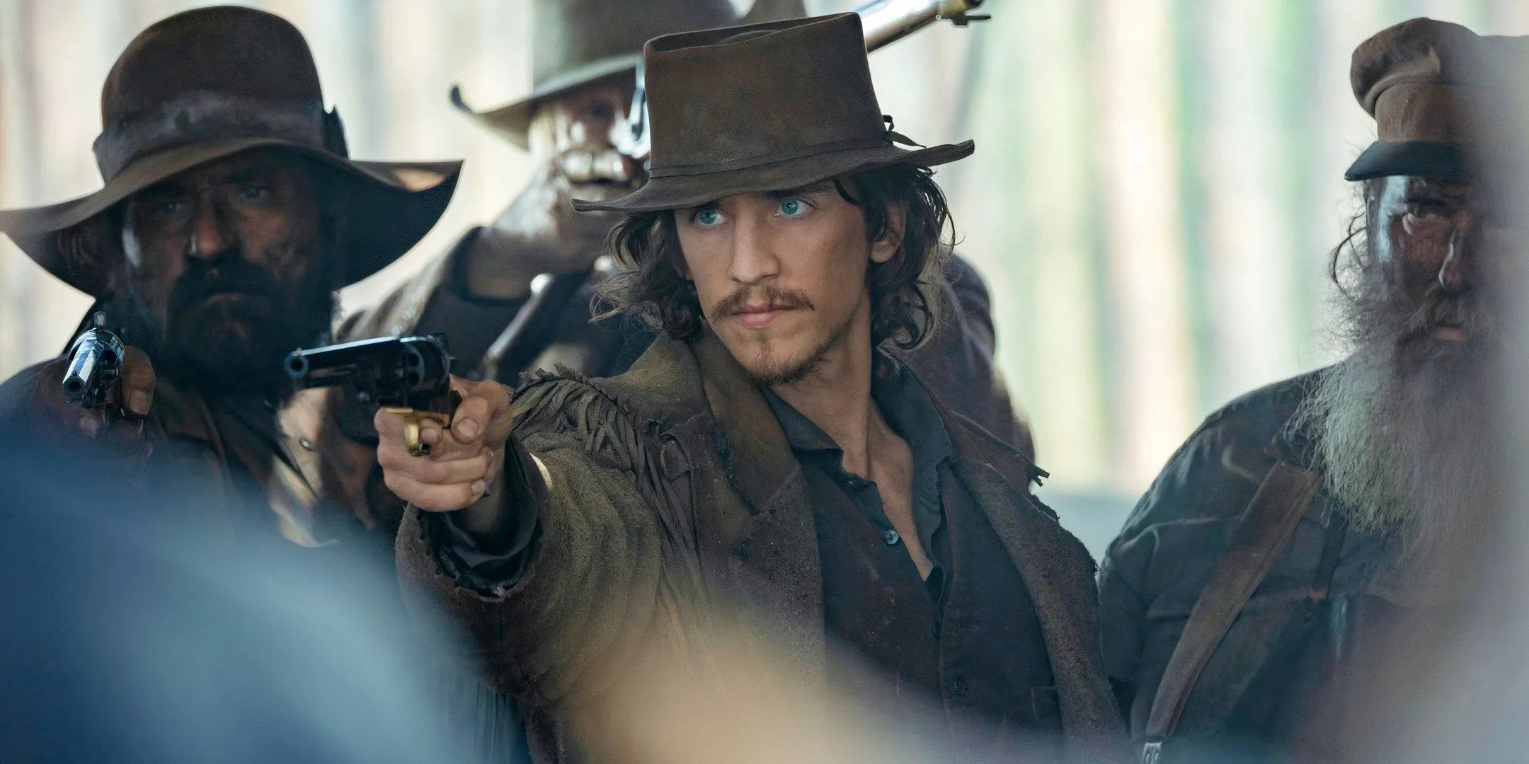 A gunslinger from American Primeval A gunslinger from American Primeval