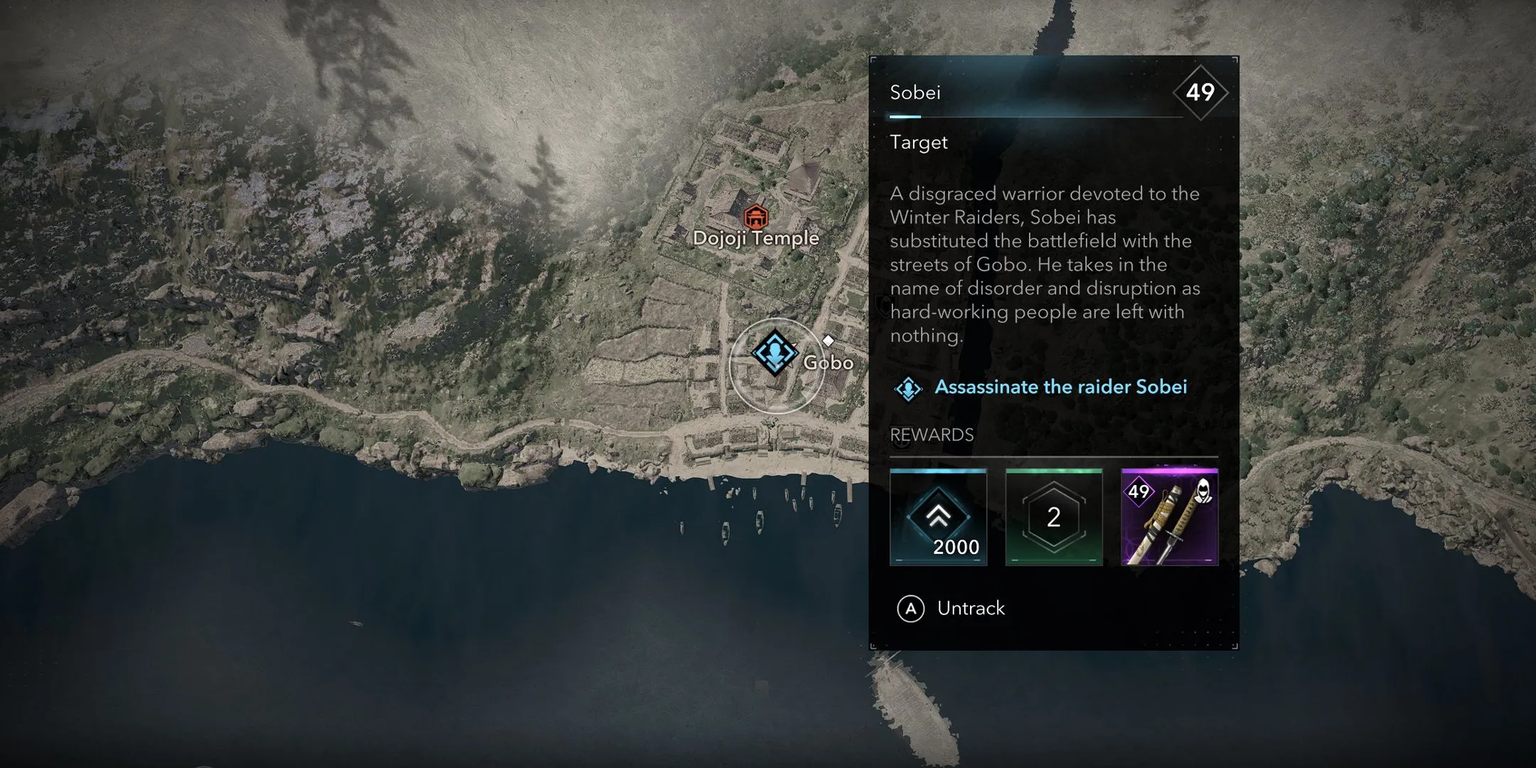 Location of Winter Raider Sobei