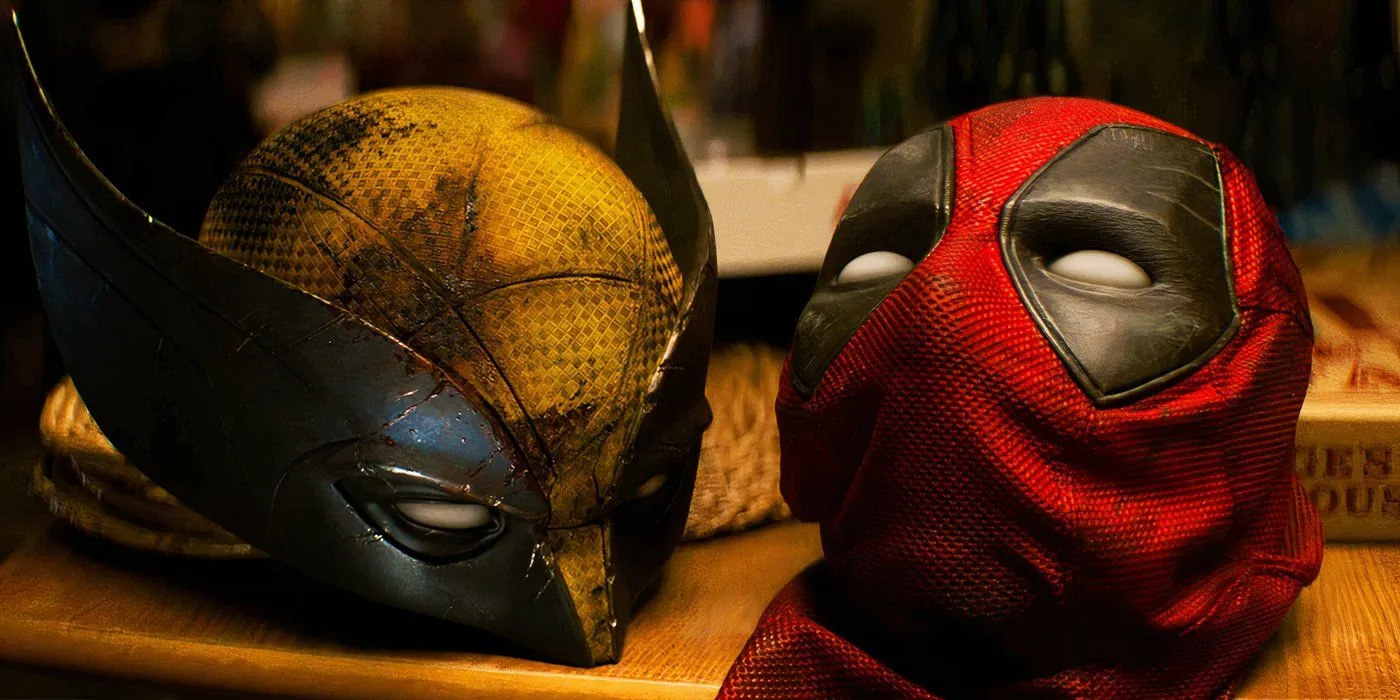 Wolverine and Deadpool's masks