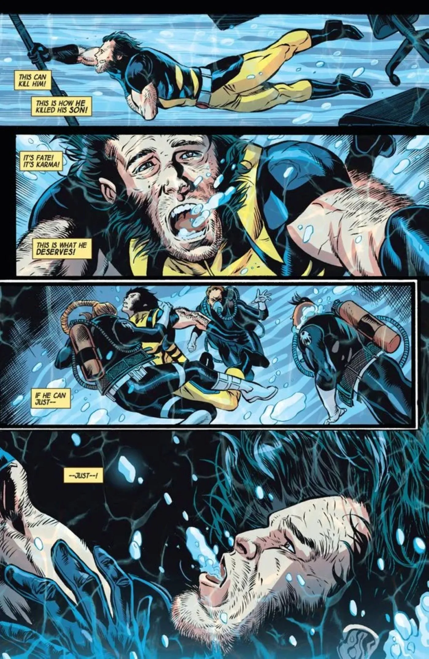 Wolverine drowning image 2 Wolverine drowning image 2