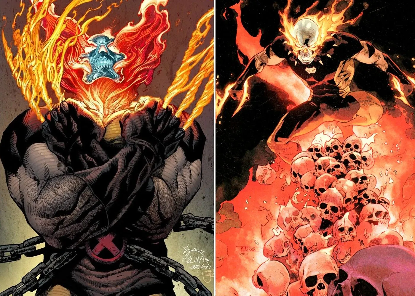 Wolverine and his son Akihiro in hell
