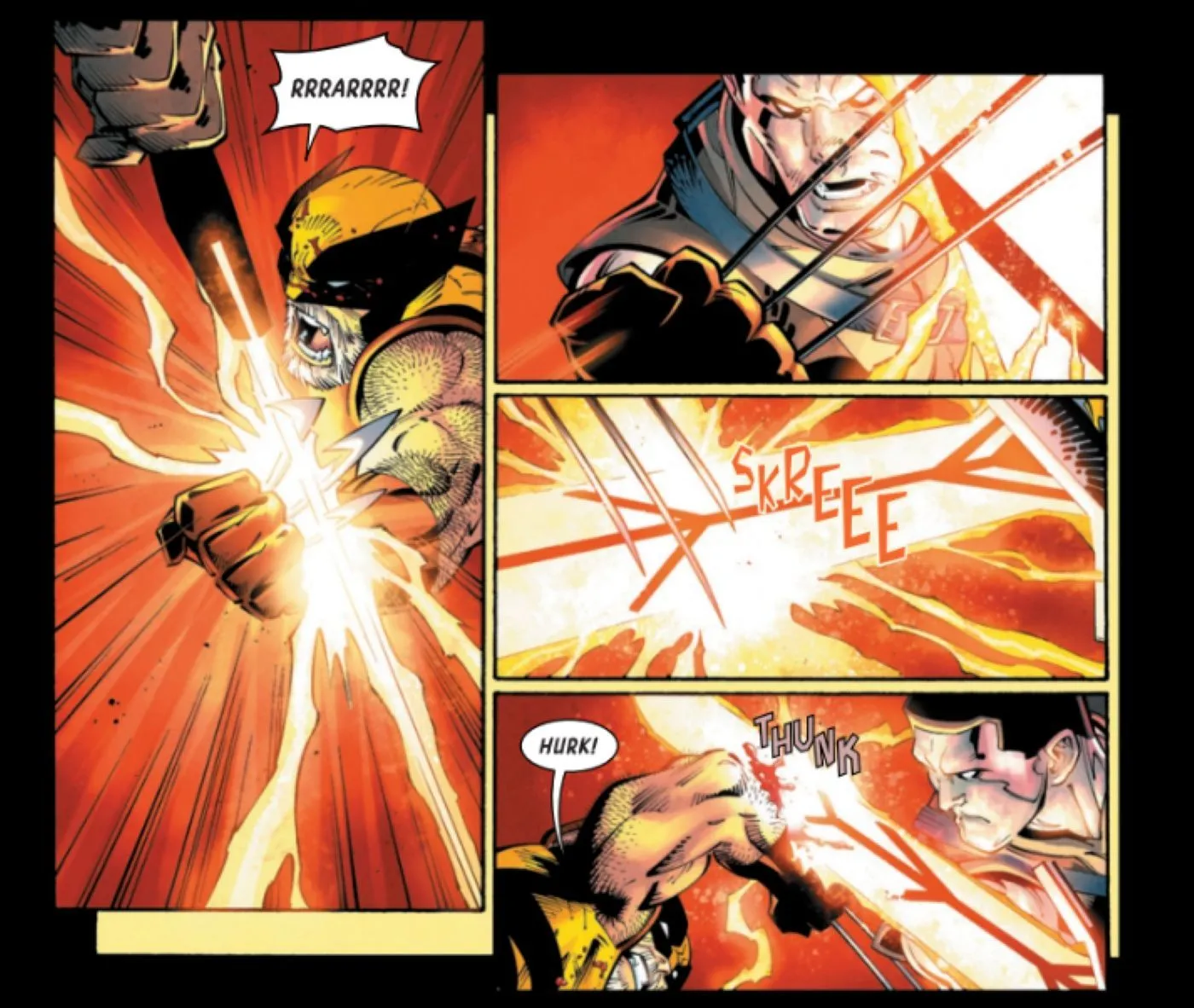 Wolverine Revenge 5 soulsword vs claws panel