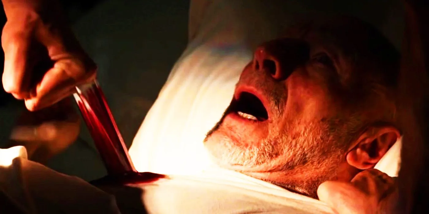 Professor X dying in Logan