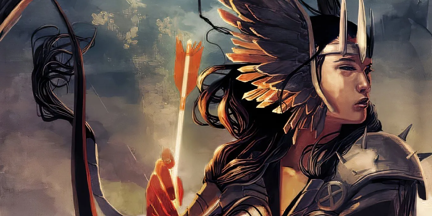 Dani Moonstar depicted as an Asgardian Valkyrie. Dani Moonstar depicted as an Asgardian Valkyrie.