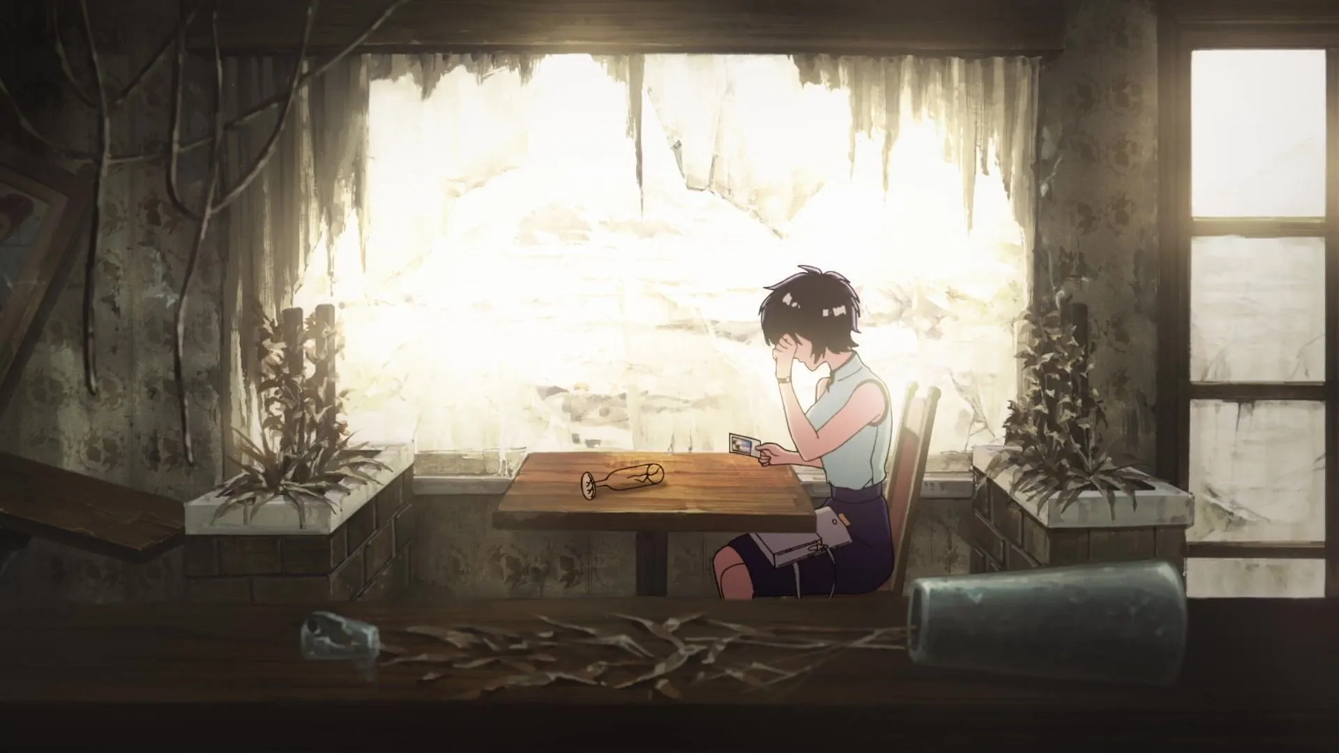 Kujirai experiencing one of her visions (Image via ARVO ANIMATION)